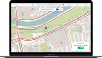 Herramienta gratuita para obtener coordenadas GPS en el mapa